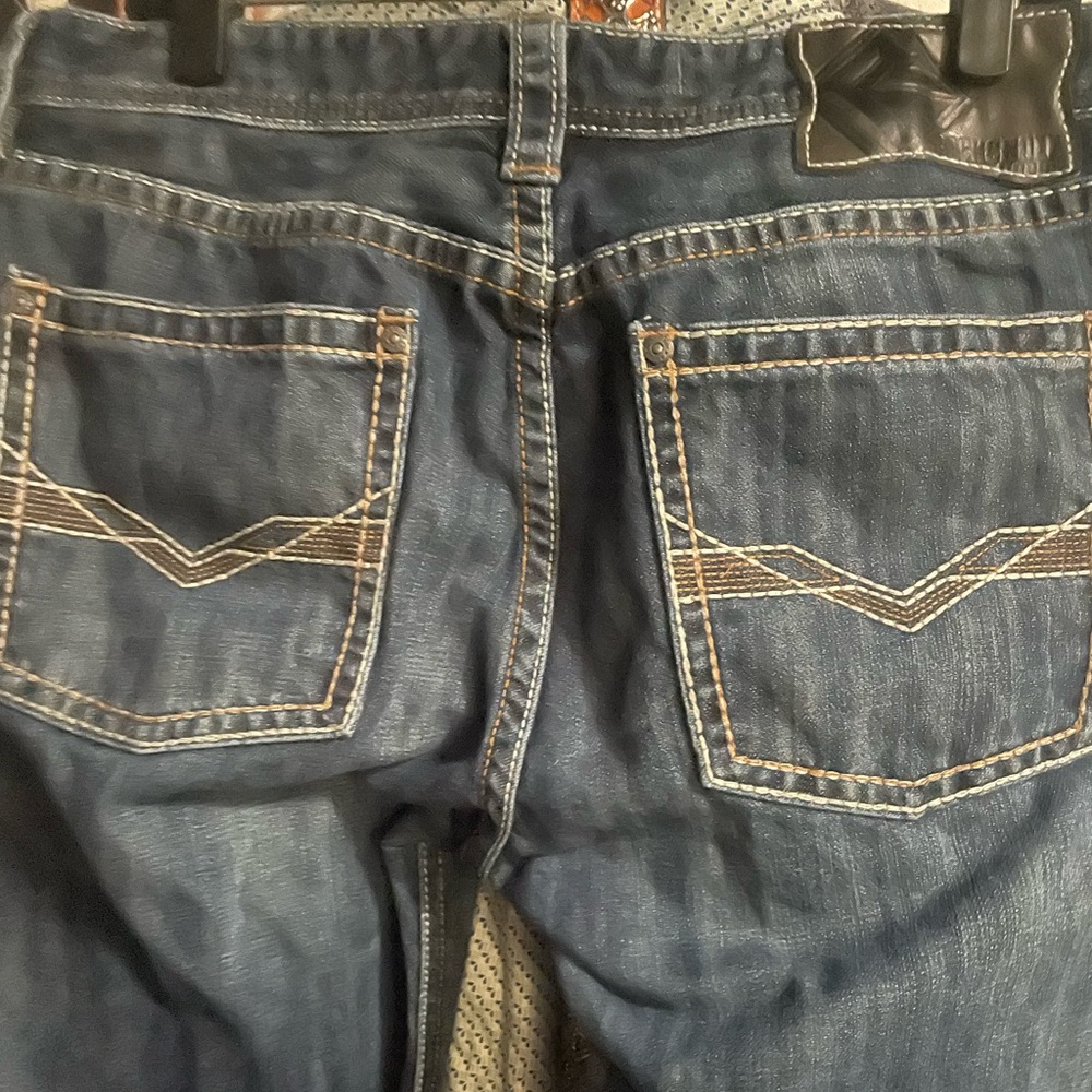Rock n roll denim pistol bootcut regular fit worn once 36x32